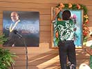 Eric Keawe Decorates Genoa Keawe Portrait